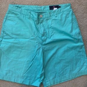Vineyard Vines Mint Green Club Shorts (36” Waist)